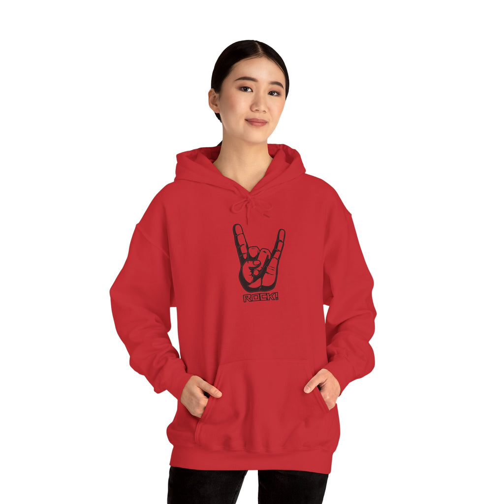 Rock On Hoodie — Cozy Graphic Pullover for Music Lovers