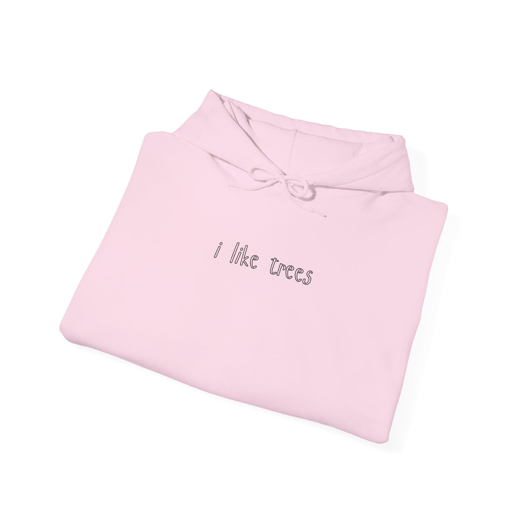 I Like Trees Hoodie – Minimalist Nature Graphic Sweatshirt