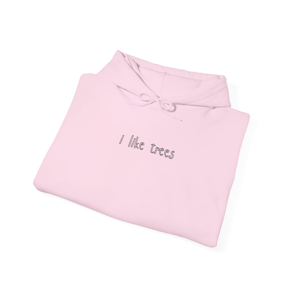 I Like Trees Hoodie – Minimalist Nature Graphic Sweatshirt