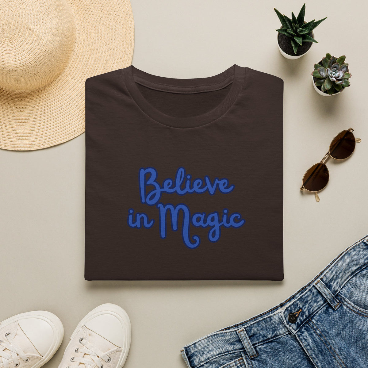 Believe in Magic T‑Shirt — Inspirational Script Tee