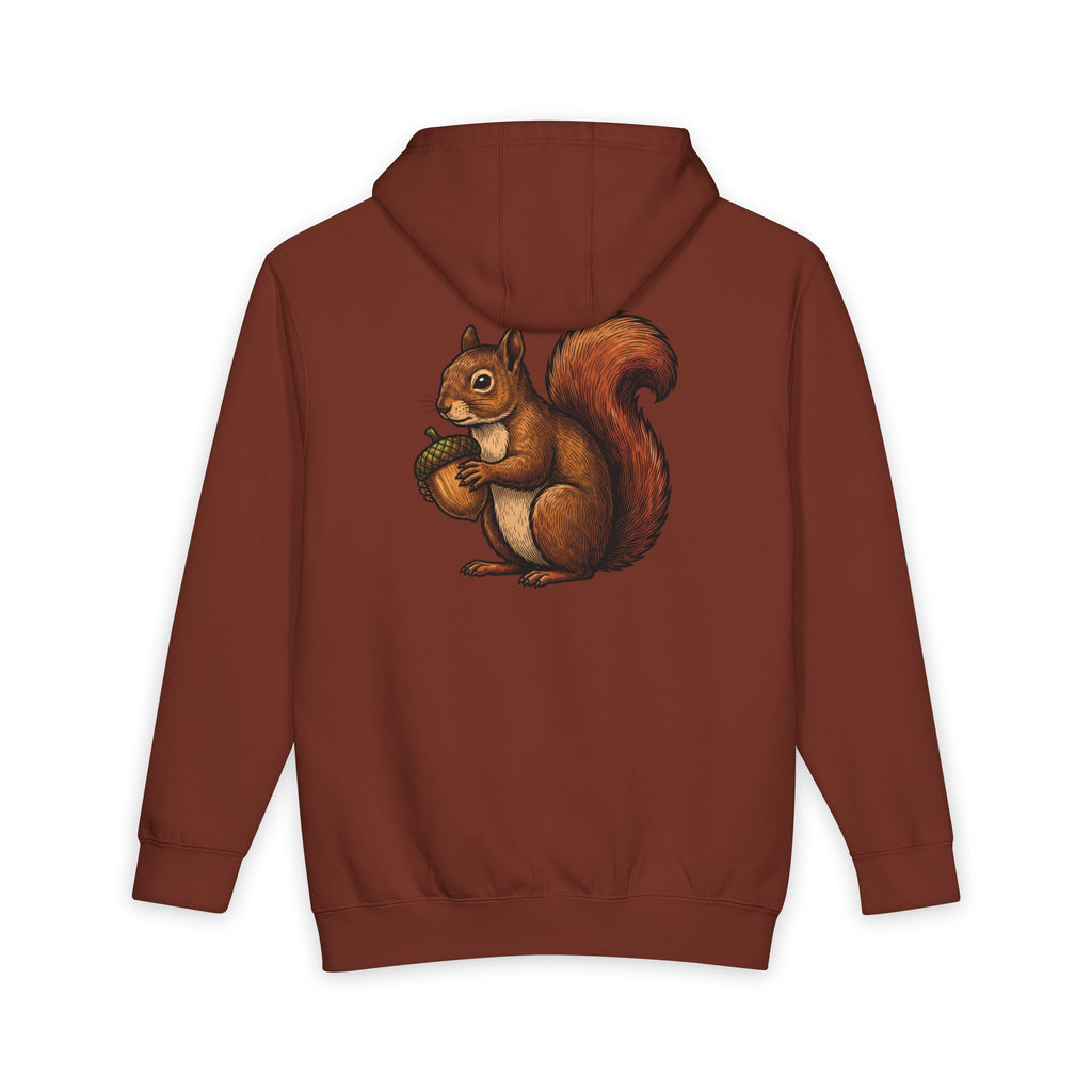 Squirrel Graphic Hoodie – Cute Acorn Forest Crewneck