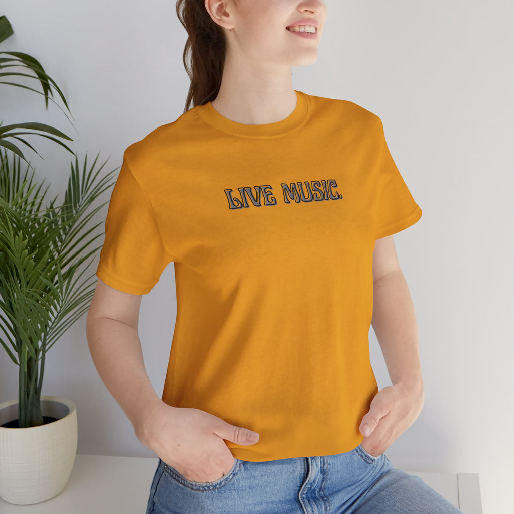 Live Music T-Shirt — Minimalist Concert Tee