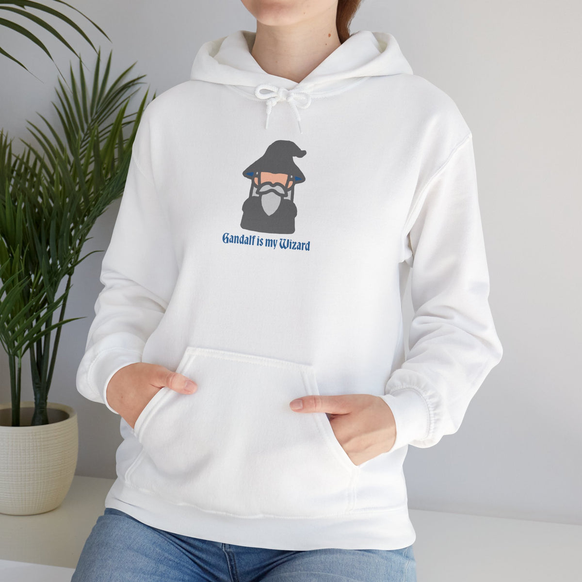 Gandalf Is My Wizard Hoodie — Cute Wizard Graphic Pullover