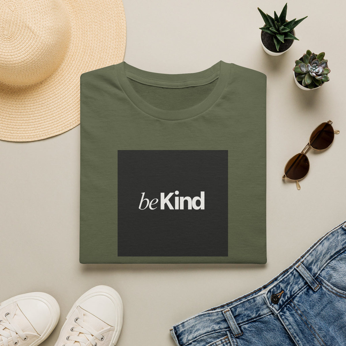 Be Kind Minimalist T-Shirt — Inspirational Positive Message Tee