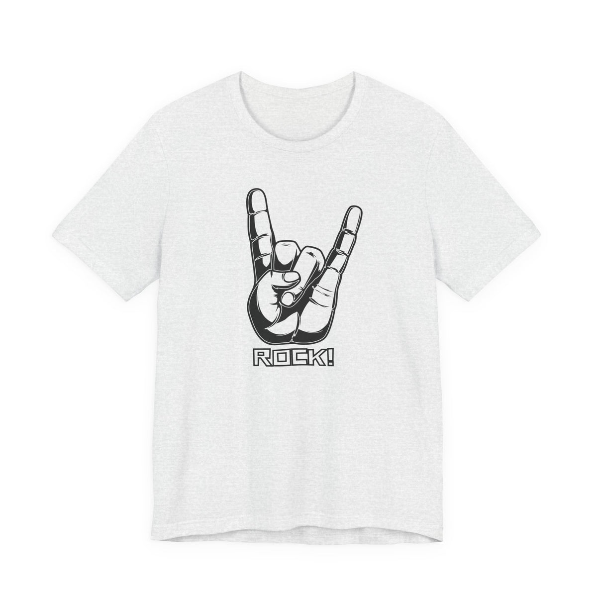 Rock Hand Graphic Tee – "Rock!" Band Concert T-Shirt