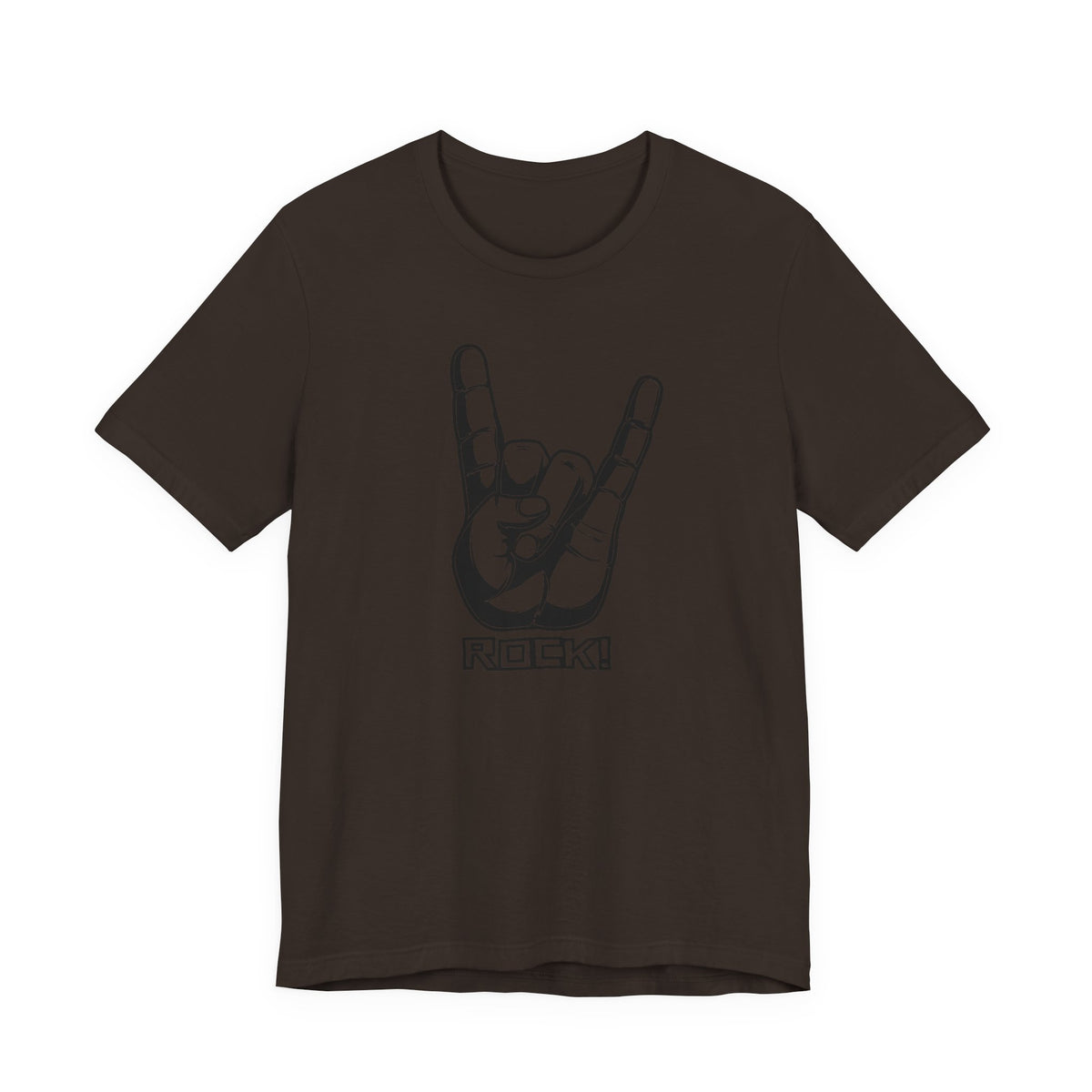 Rock Hand Graphic Tee – "Rock!" Band Concert T-Shirt