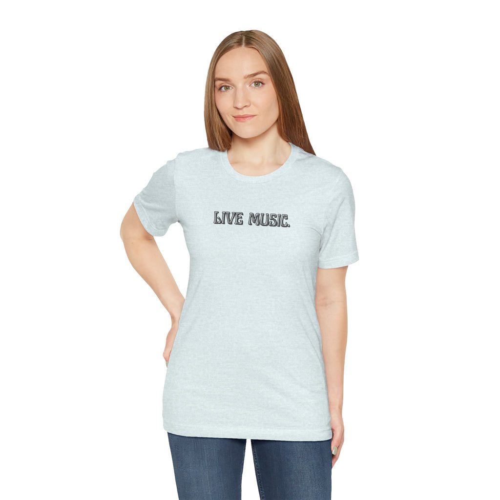Live Music T-Shirt — Minimalist Concert Tee