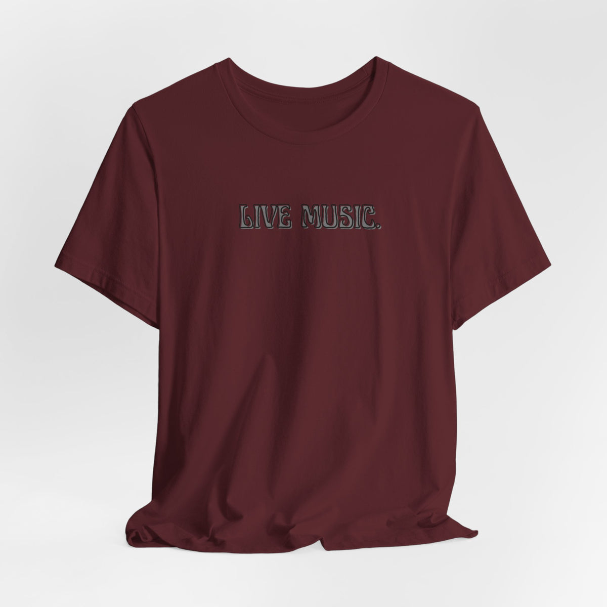Live Music T-Shirt — Minimalist Concert Tee