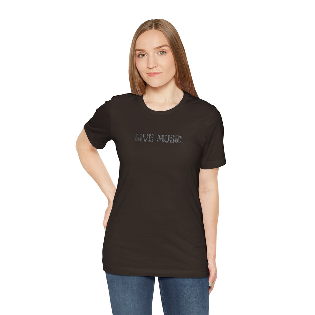 Live Music T-Shirt — Minimalist Concert Tee