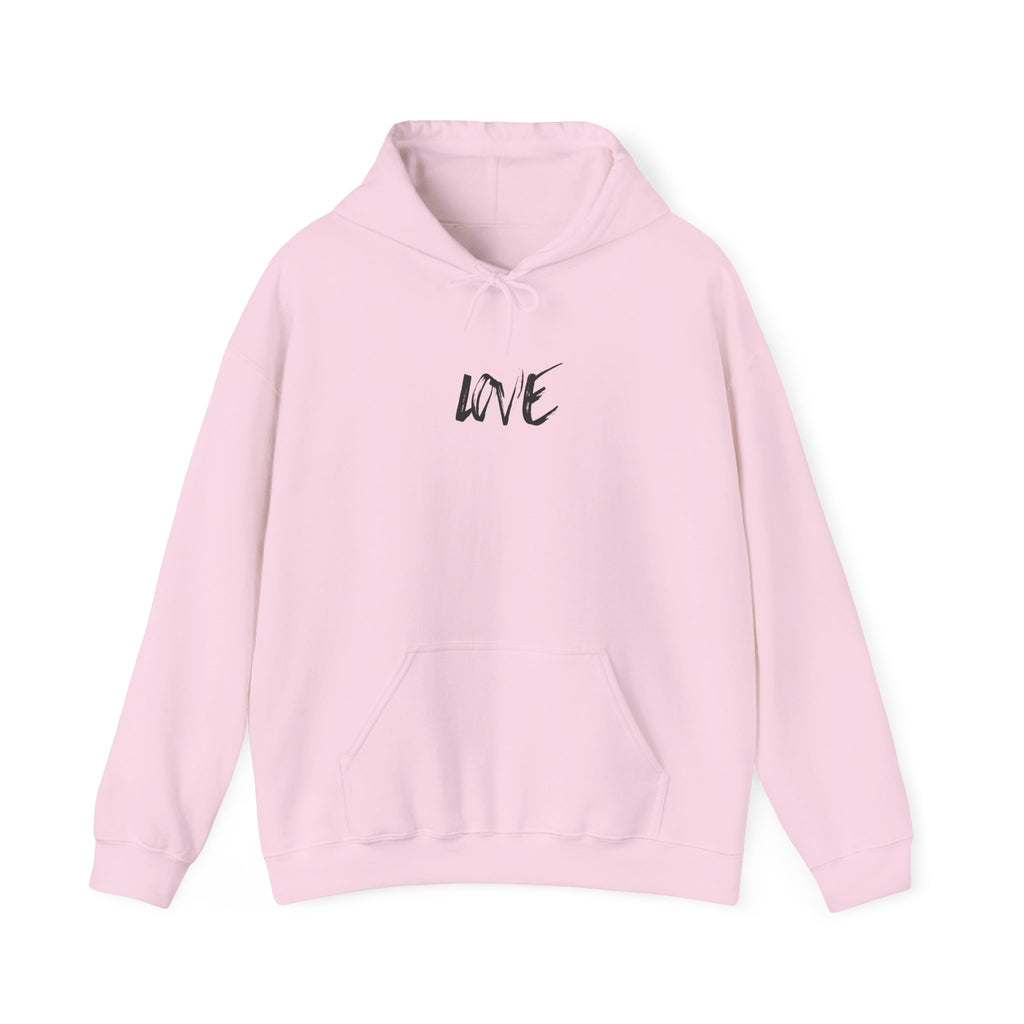 Love Script Hoodie — Minimalist Handwritten Love Pullover