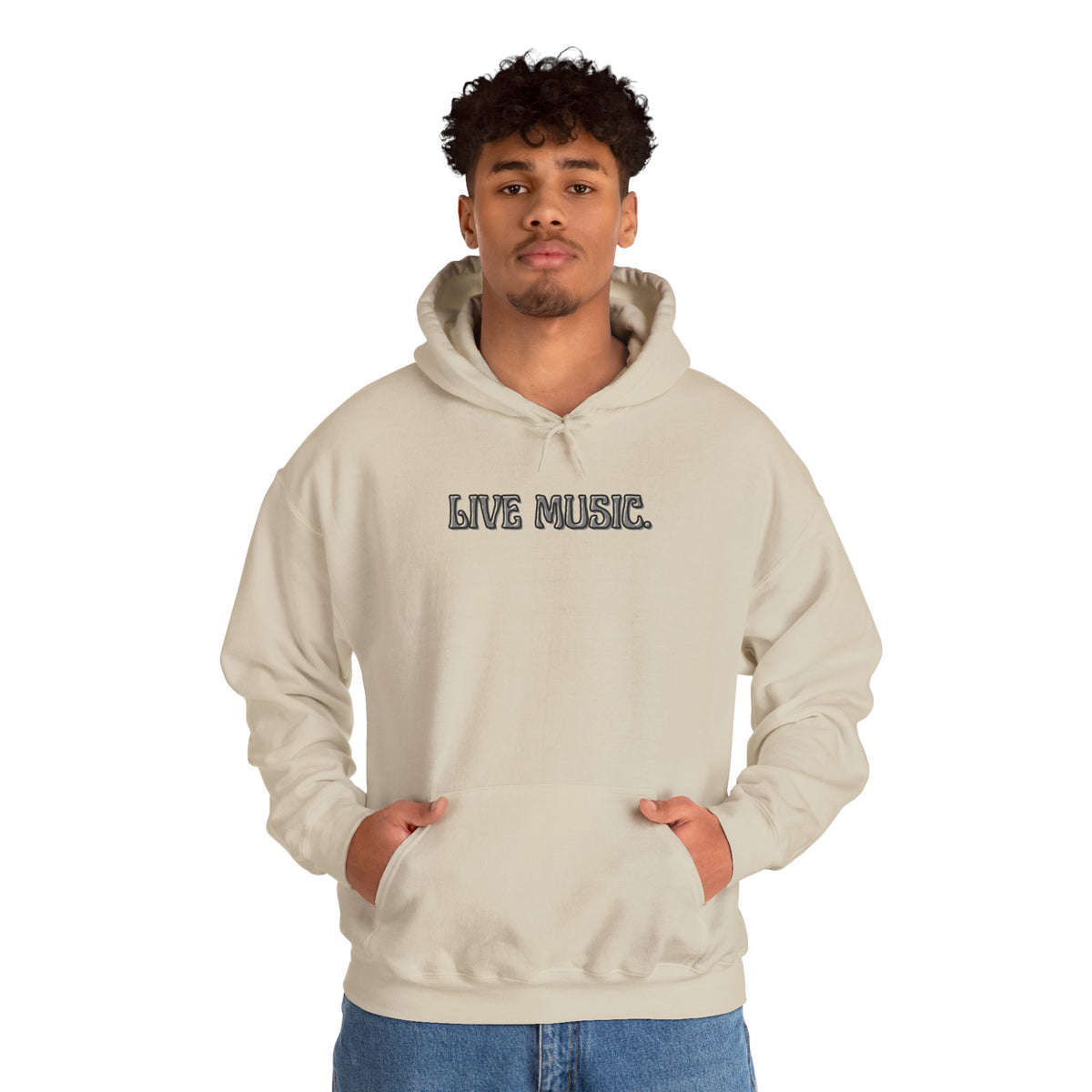Live Music Hoodie — Vintage Band Tour Style Pullover for Music Lovers