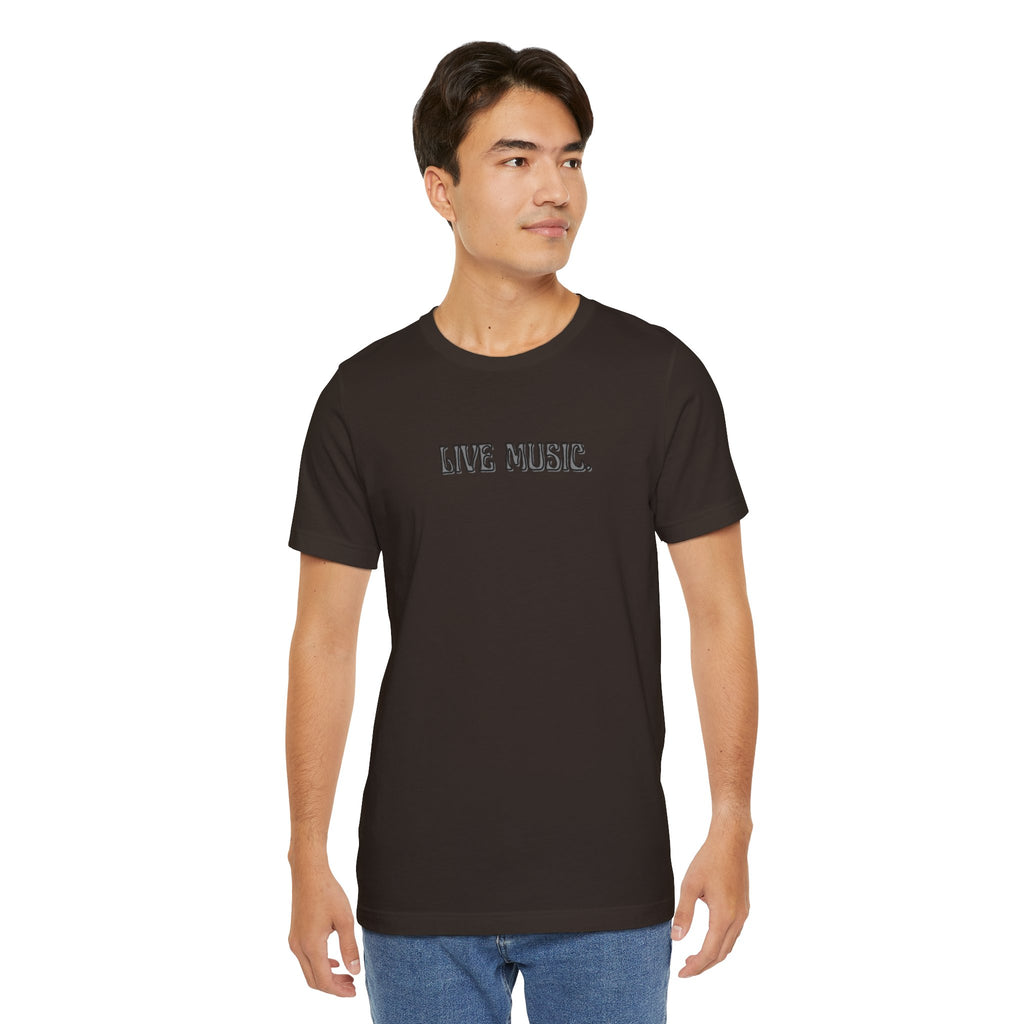 Live Music T-Shirt — Minimalist Concert Tee
