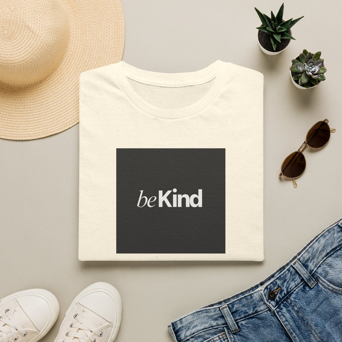 Be Kind Minimalist T-Shirt — Inspirational Positive Message Tee