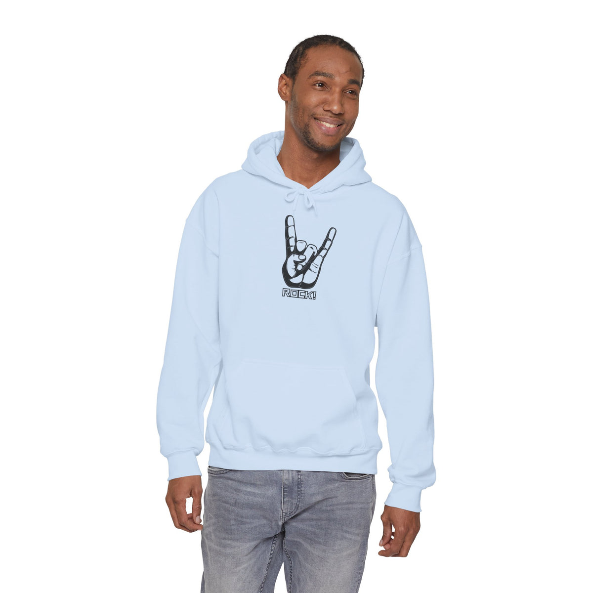 Rock On Hoodie — Cozy Graphic Pullover for Music Lovers