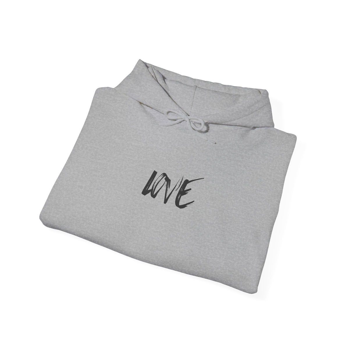 Love Script Hoodie — Minimalist Handwritten Love Pullover