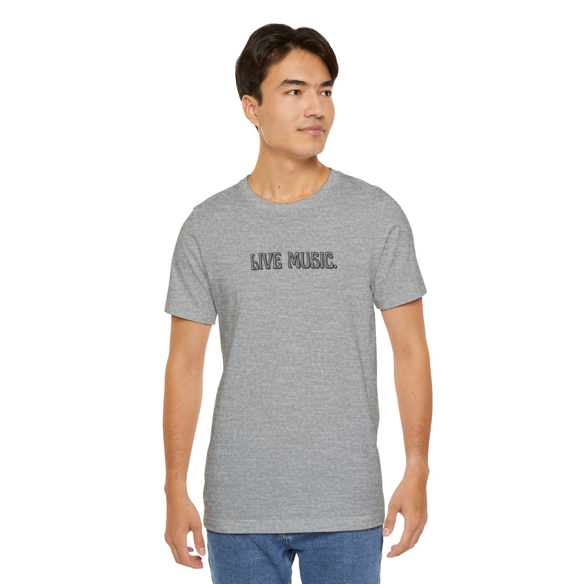 Live Music T-Shirt — Minimalist Concert Tee