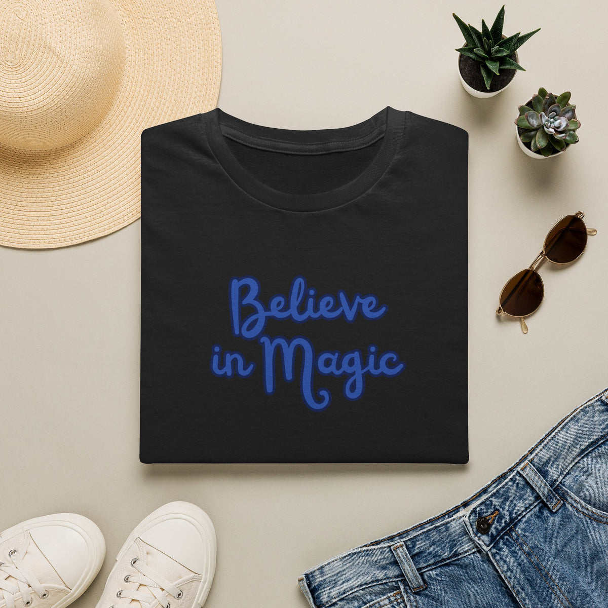 Believe in Magic T‑Shirt — Inspirational Script Tee