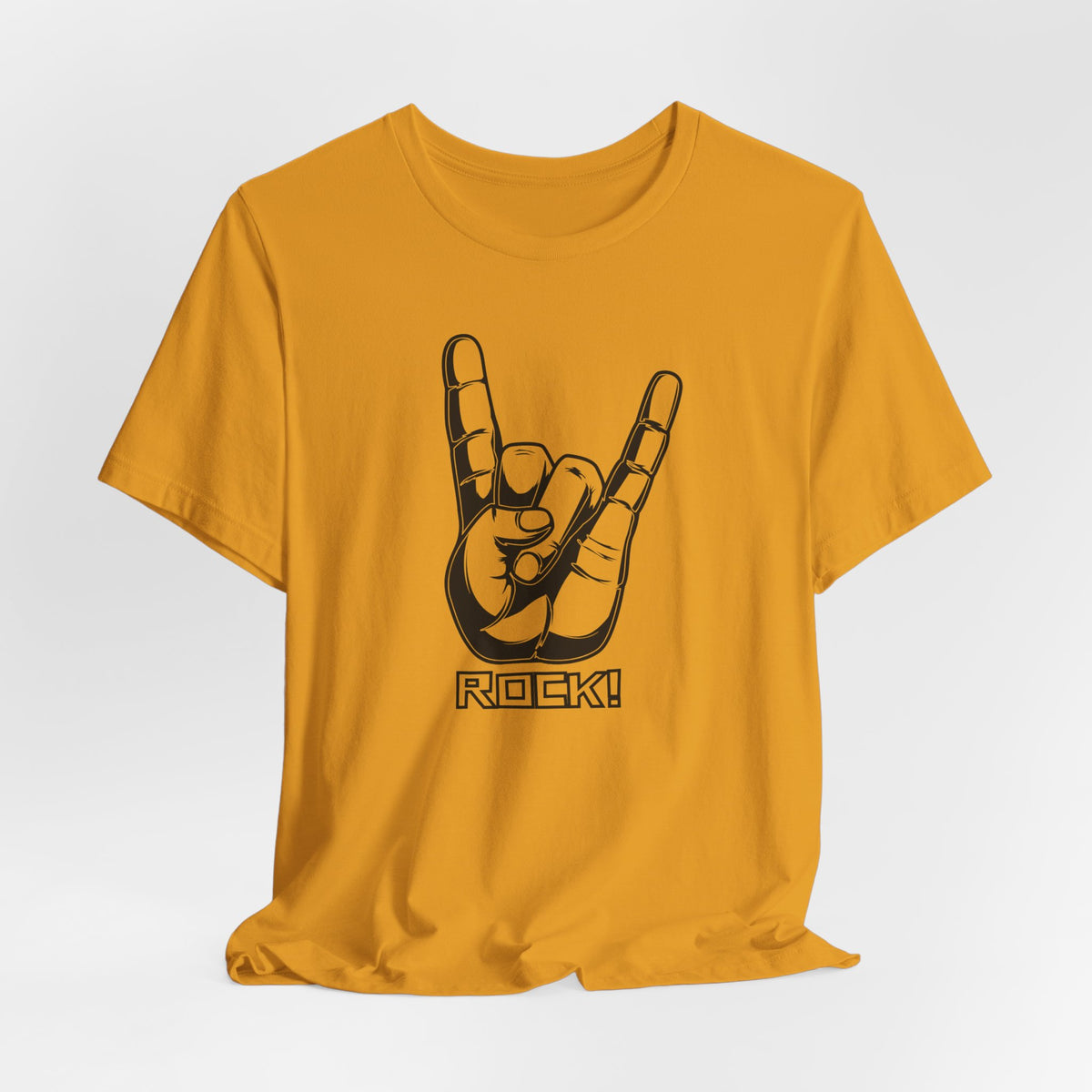 Rock Hand Graphic Tee – "Rock!" Band Concert T-Shirt