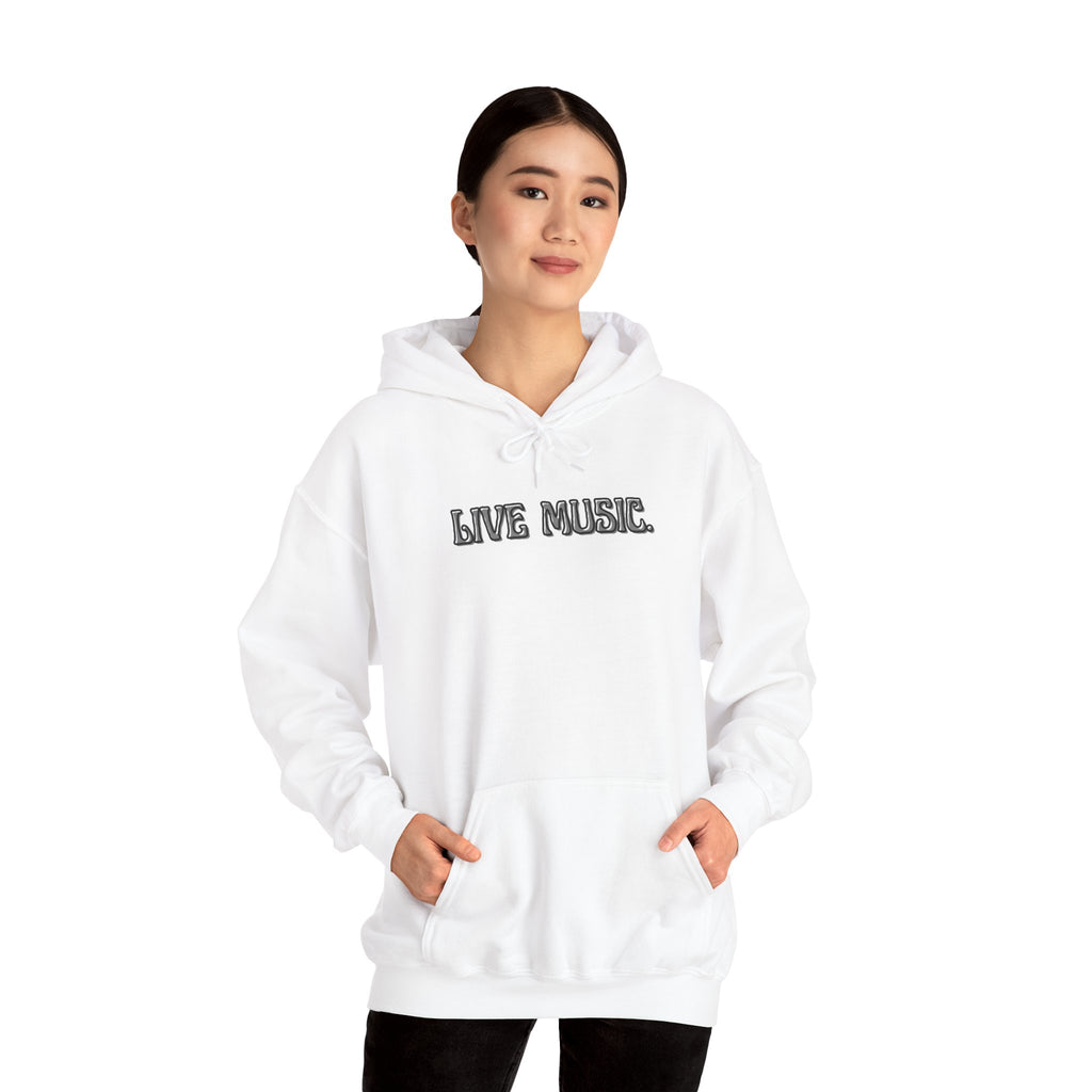 Live Music Hoodie — Vintage Band Tour Style Pullover for Music Lovers