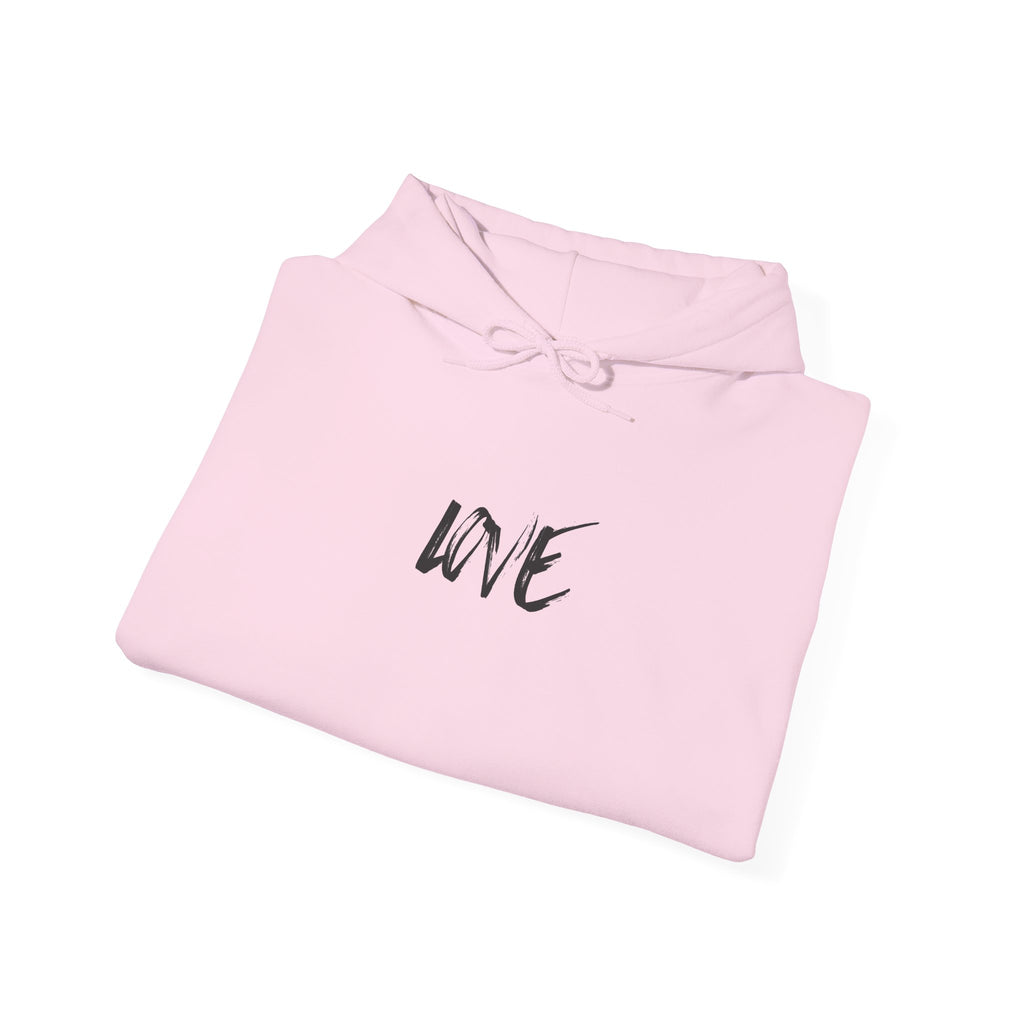 Love Script Hoodie — Minimalist Handwritten Love Pullover