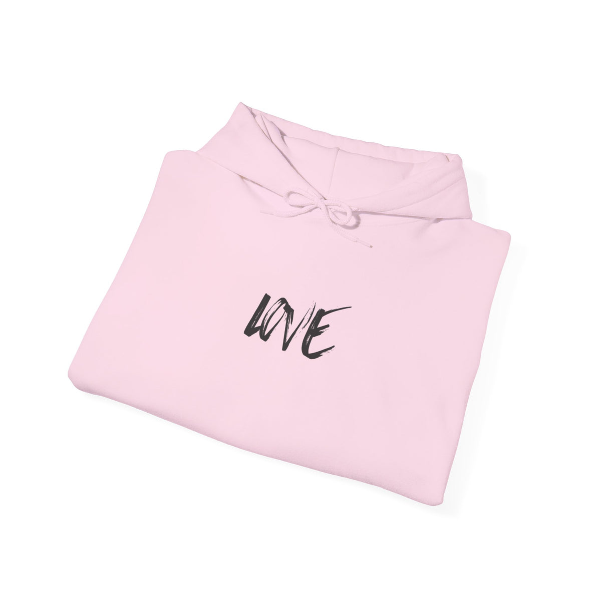 Love Script Hoodie — Minimalist Handwritten Love Pullover