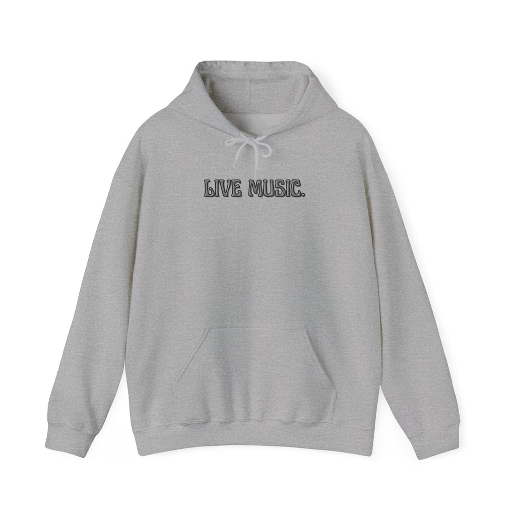 Live Music Hoodie — Vintage Band Tour Style Pullover for Music Lovers