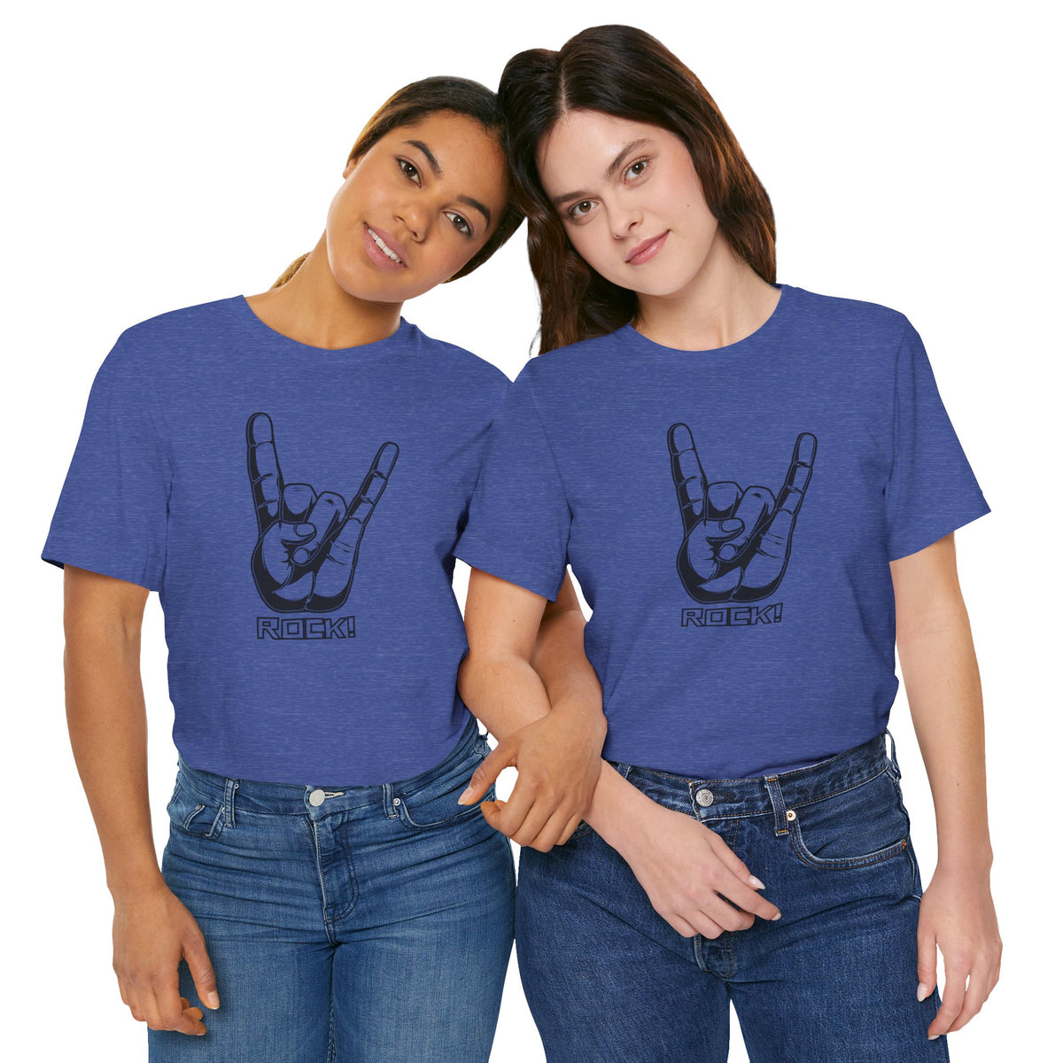 Rock Hand Graphic Tee – "Rock!" Band Concert T-Shirt