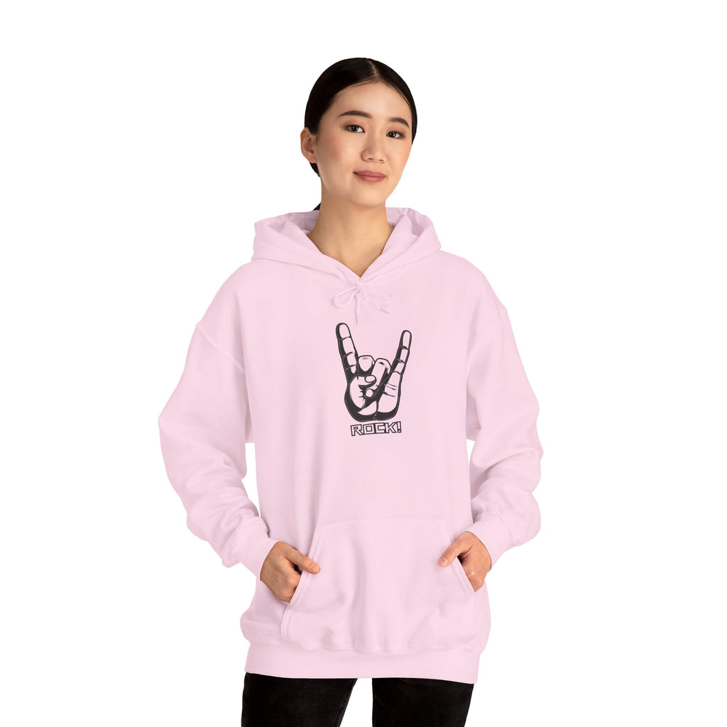 Rock On Hoodie — Cozy Graphic Pullover for Music Lovers