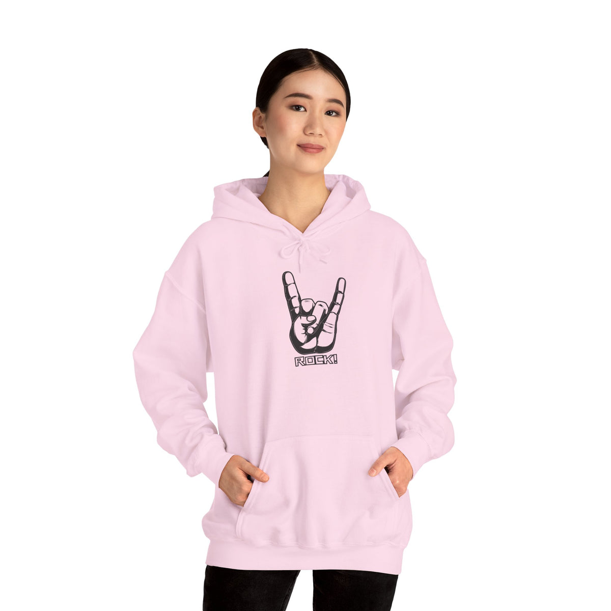 Rock On Hoodie — Cozy Graphic Pullover for Music Lovers