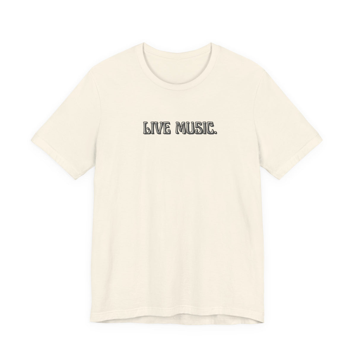 Live Music T-Shirt — Minimalist Concert Tee