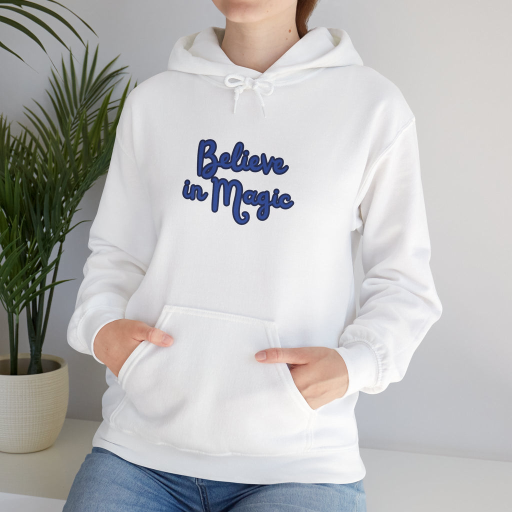 Believe in Magic Hoodie — Handwritten Script Comfort Pullover