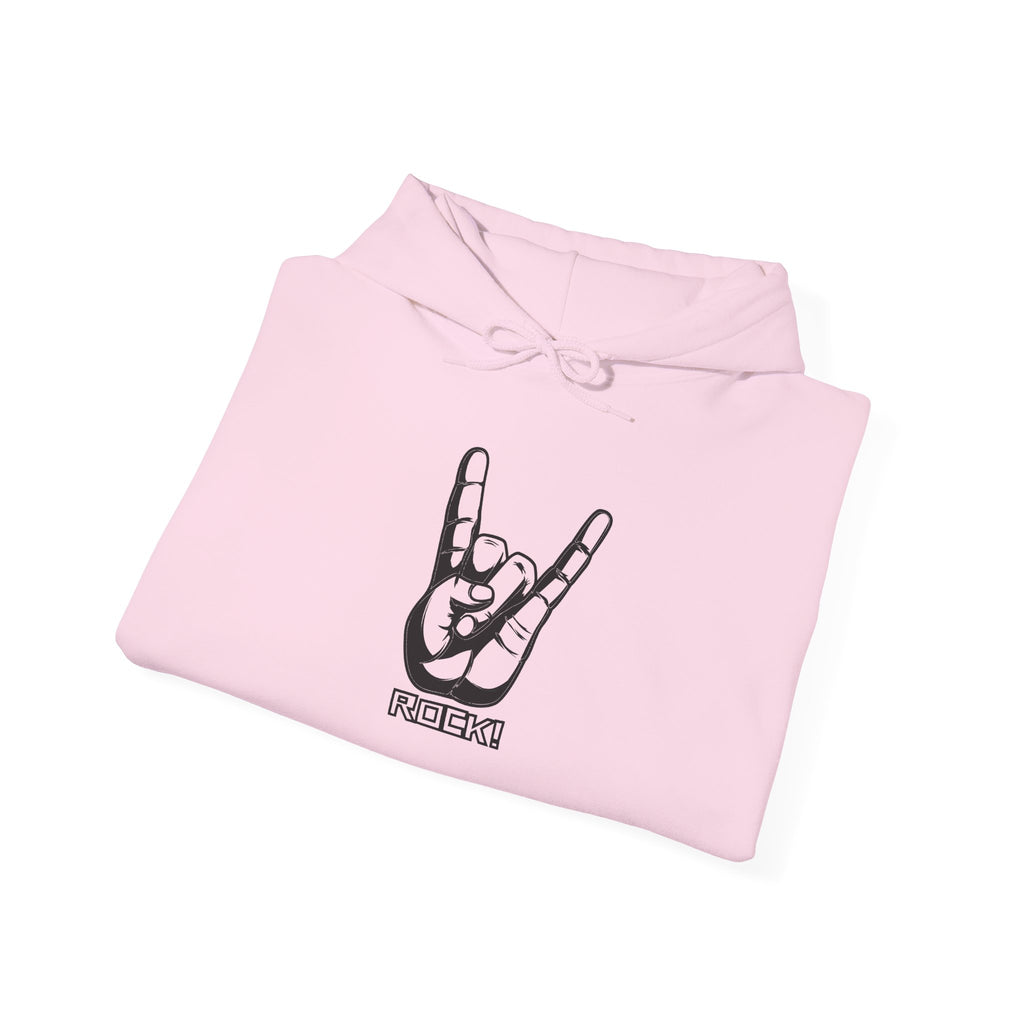 Rock On Hoodie — Cozy Graphic Pullover for Music Lovers