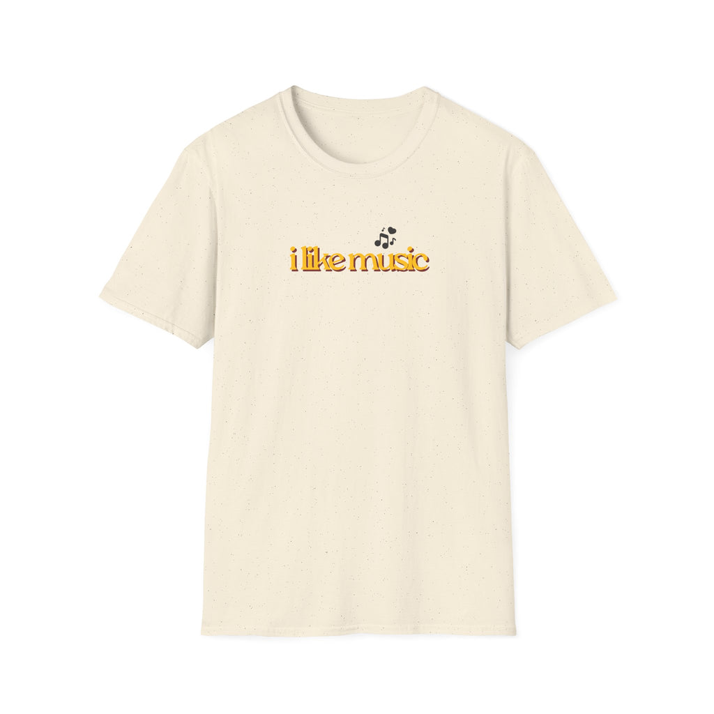 I Like Music T-Shirt – Minimalist Retro Music Note Tee
