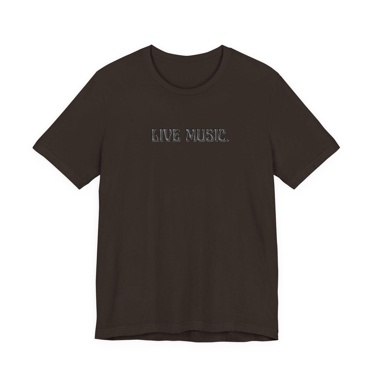 Live Music T-Shirt — Minimalist Concert Tee