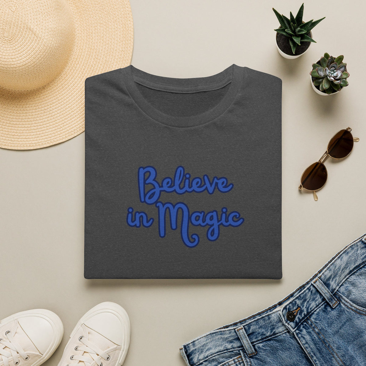 Believe in Magic T‑Shirt — Inspirational Script Tee