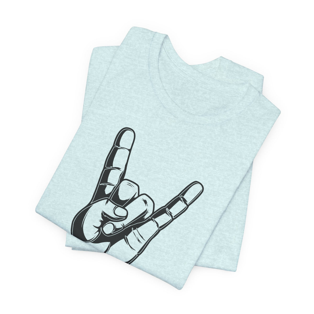 Rock Hand Graphic Tee – "Rock!" Band Concert T-Shirt