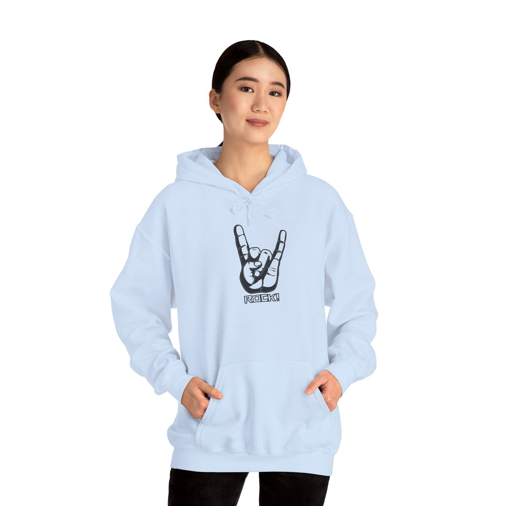 Rock On Hoodie — Cozy Graphic Pullover for Music Lovers
