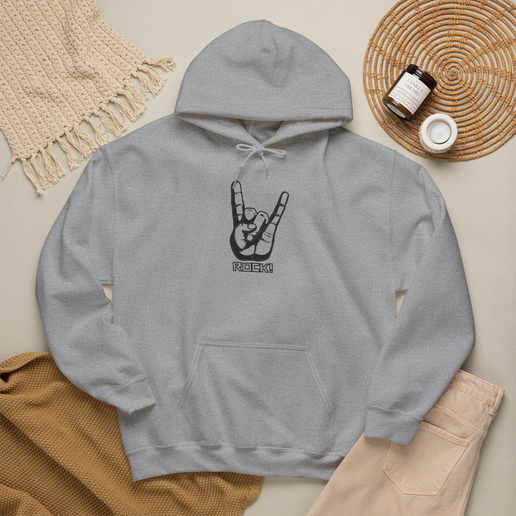 Rock On Hoodie — Cozy Graphic Pullover for Music Lovers