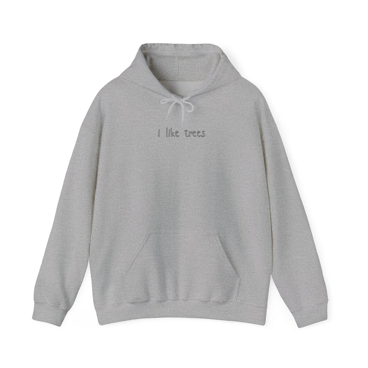 I Like Trees Hoodie – Minimalist Nature Graphic Sweatshirt