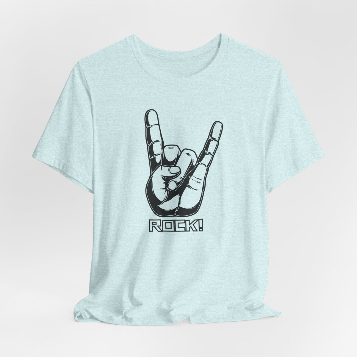 Rock Hand Graphic Tee – "Rock!" Band Concert T-Shirt