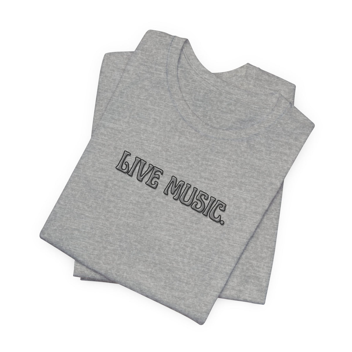 Live Music T-Shirt — Minimalist Concert Tee