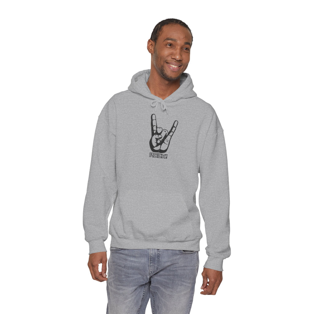 Rock On Hoodie — Cozy Graphic Pullover for Music Lovers