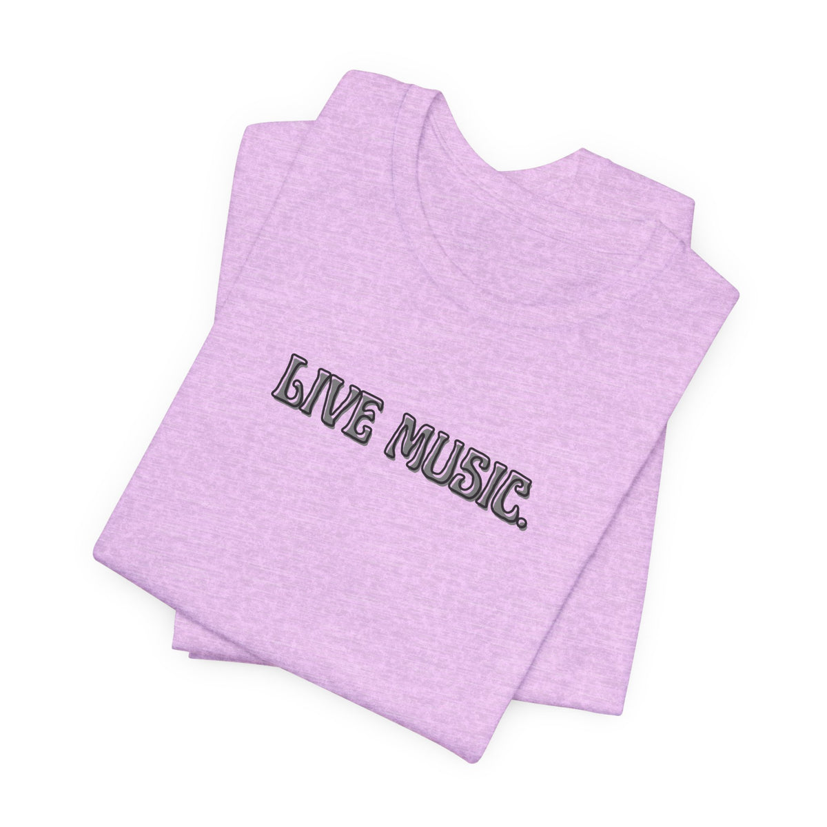 Live Music T-Shirt — Minimalist Concert Tee