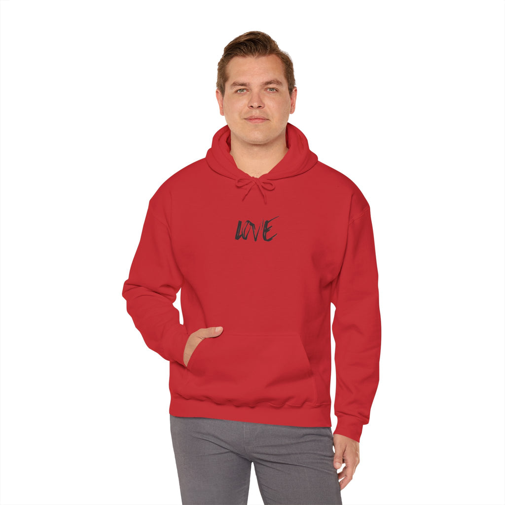 Love Script Hoodie — Minimalist Handwritten Love Pullover
