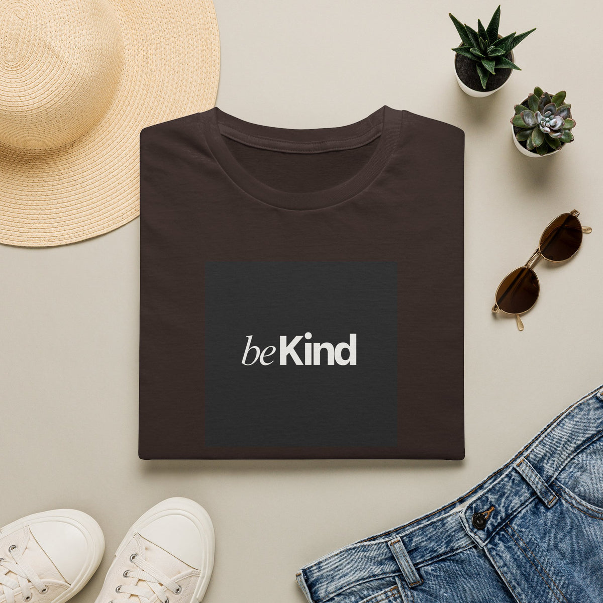 Be Kind Minimalist T-Shirt — Inspirational Positive Message Tee