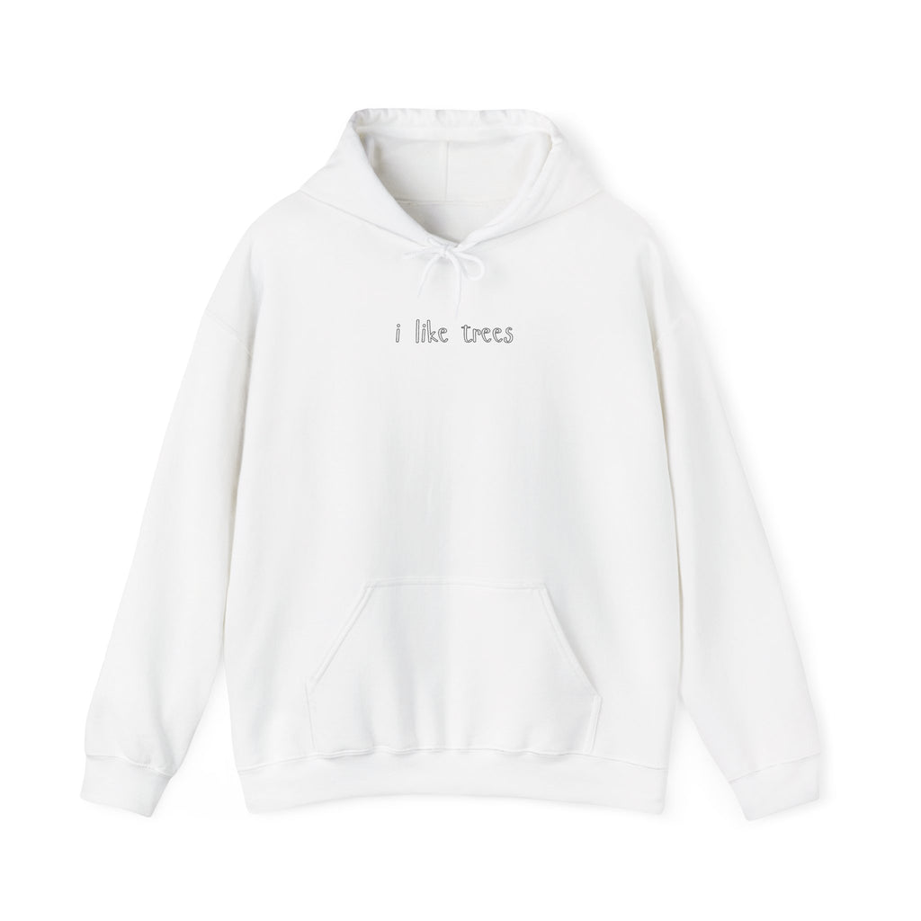I Like Trees Hoodie – Minimalist Nature Graphic Sweatshirt