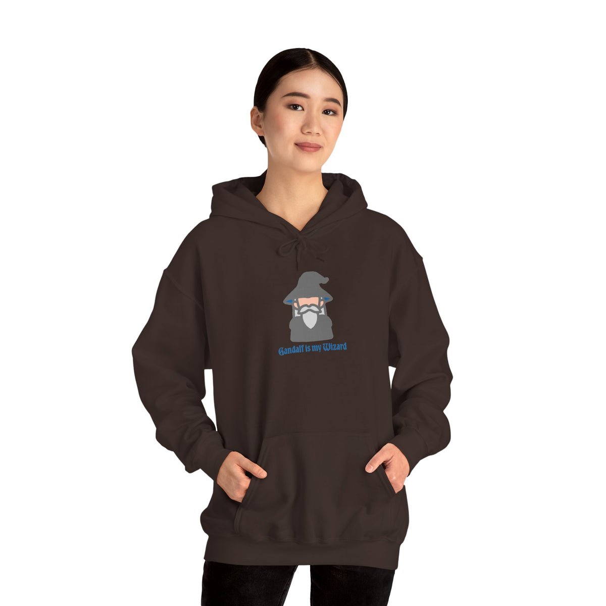 Gandalf Is My Wizard Hoodie — Cute Wizard Graphic Pullover