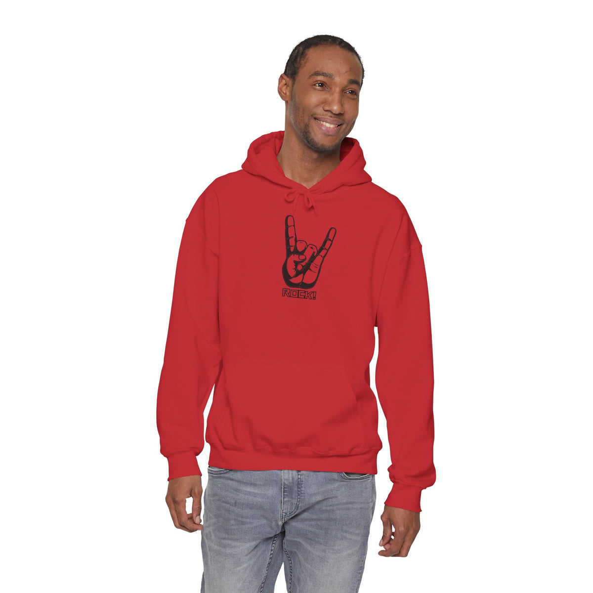 Rock On Hoodie — Cozy Graphic Pullover for Music Lovers