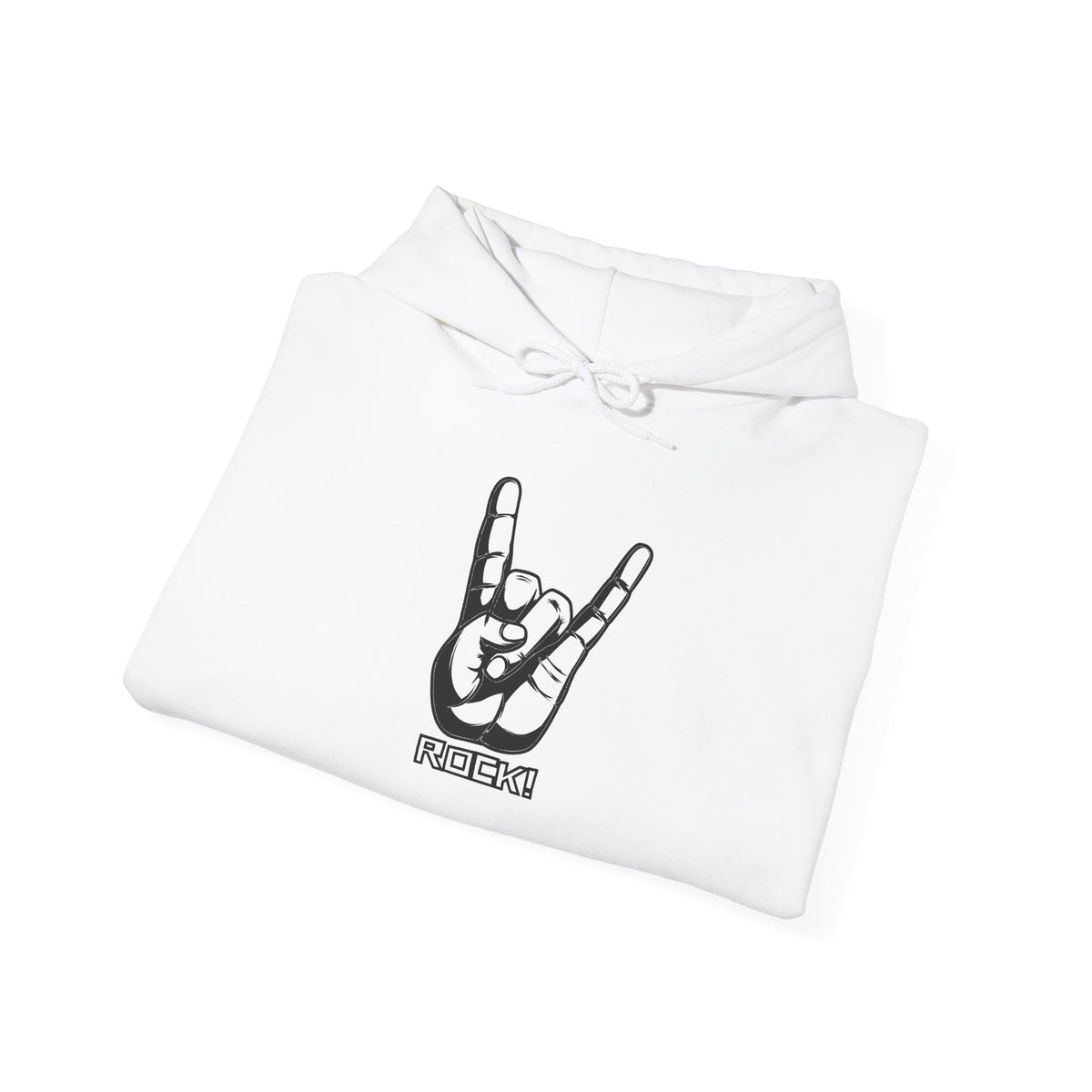 Rock On Hoodie — Cozy Graphic Pullover for Music Lovers