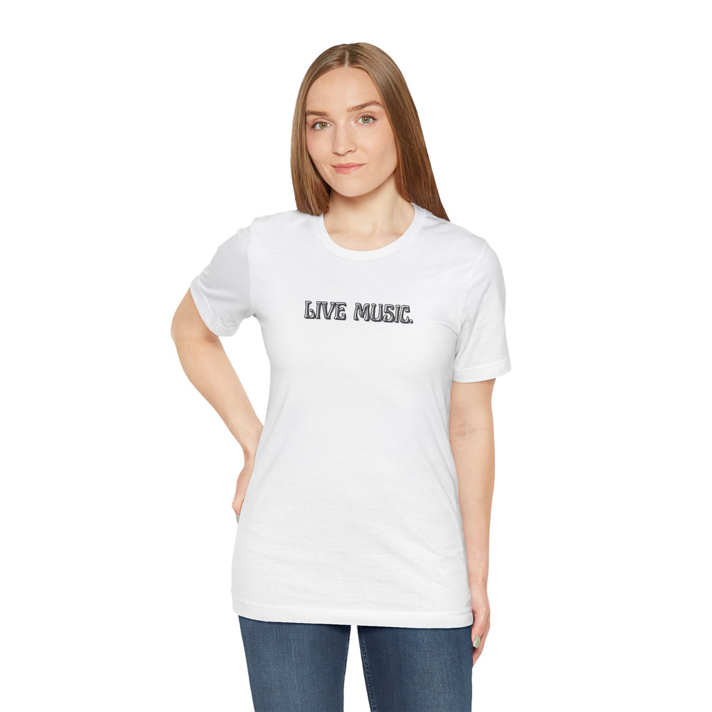 Live Music T-Shirt — Minimalist Concert Tee